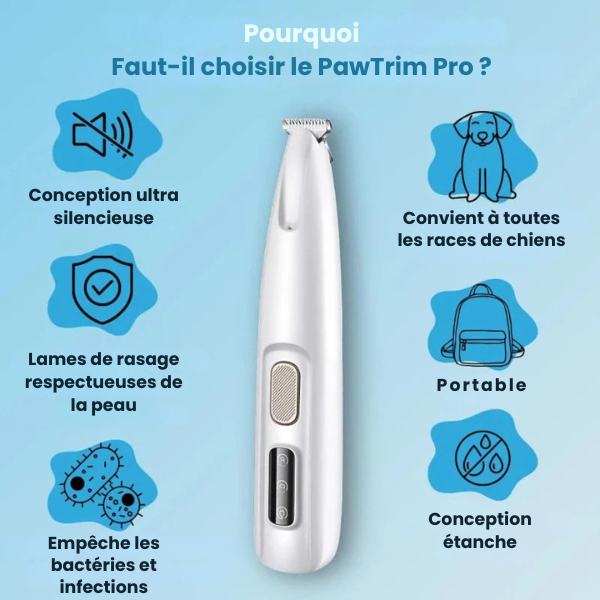 PawTrim Pro™ - Tondeuse des Pattes Indolore en Quelques Secondes