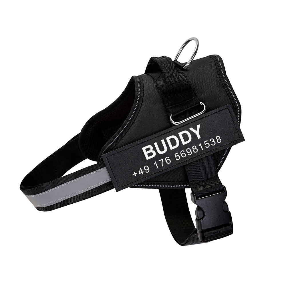 Étiquette d'Harnais pour chien personnalisé Horodya™ (1 Paire)