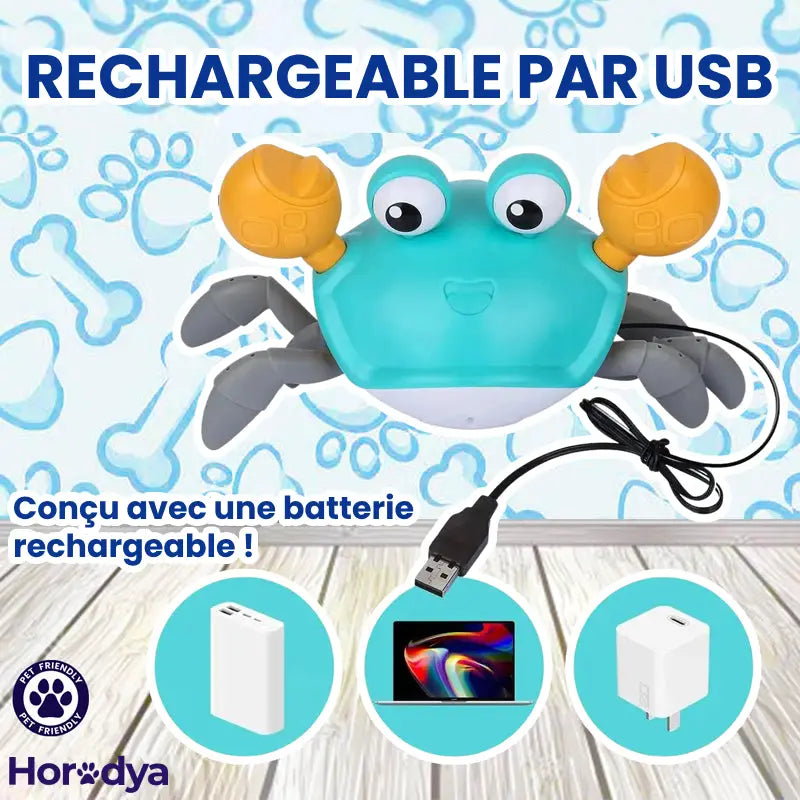Craby™ - Jouet Interactif pour Chien