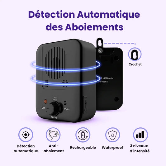 Dispositif anti-aboiement sans douleur